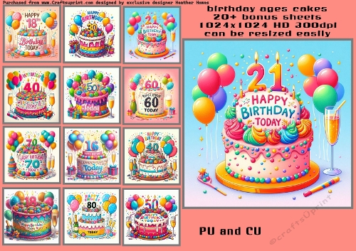 20+age birthday cakes