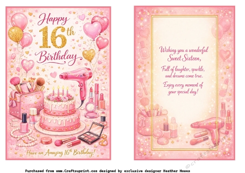 girl 16th birthday