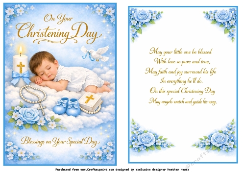 baby boy christening new