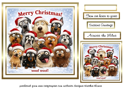 dogs christmas