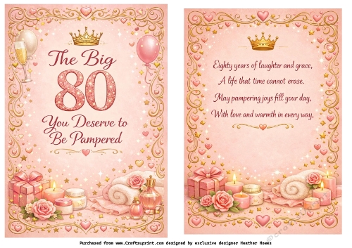 80 you deserve to be pampered