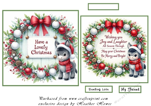 donkey wreath