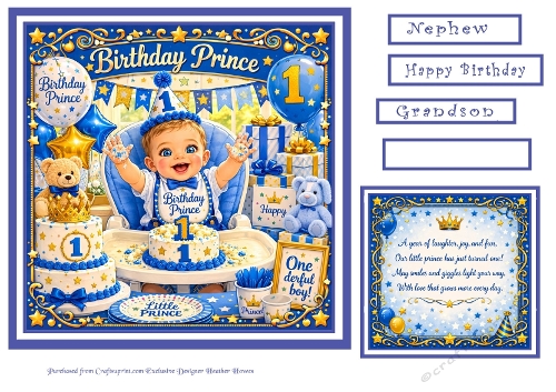 birthday prince 1 today