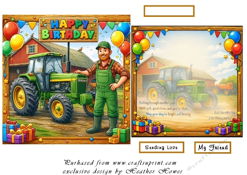 for the men  tractor 2