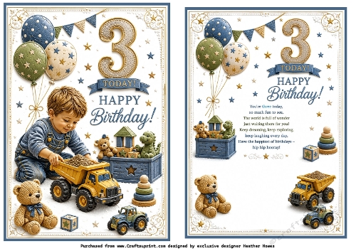 3 today boy happy birthday