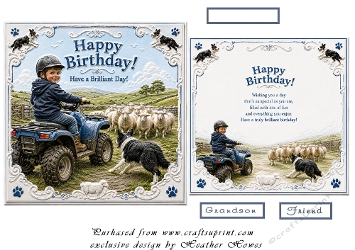 birthday boy quad bike