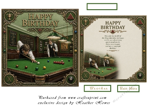 snooker birthday