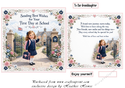 first day at school girl 2