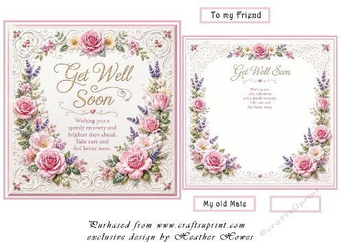 get well soon floral
