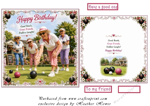 ladies bowls birthday