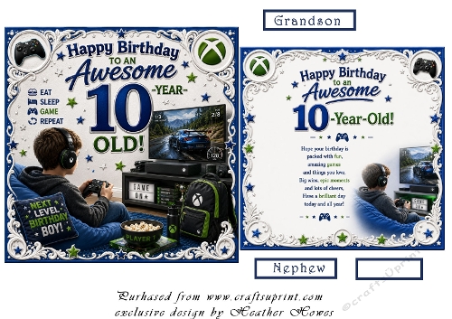 10 year old birthday gamer
