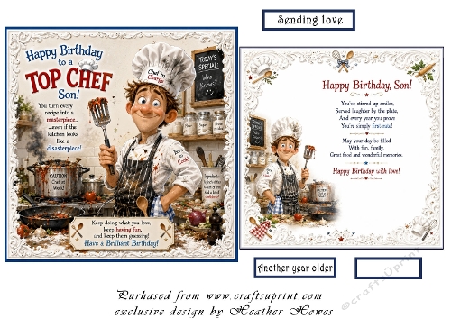chef son birthday