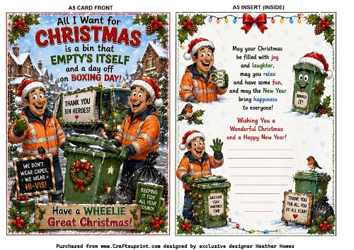 thankyou at christmas bin men