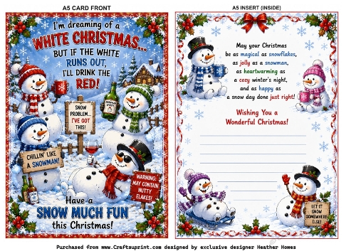 funny snowmen at christmas