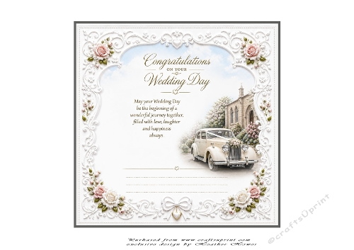 older folk wedding insert
