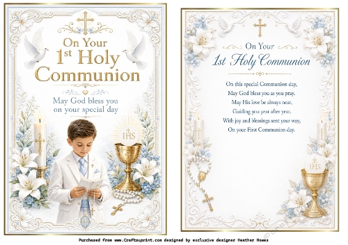 boy 1st holy communion