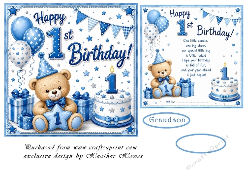 1 today blue teddy