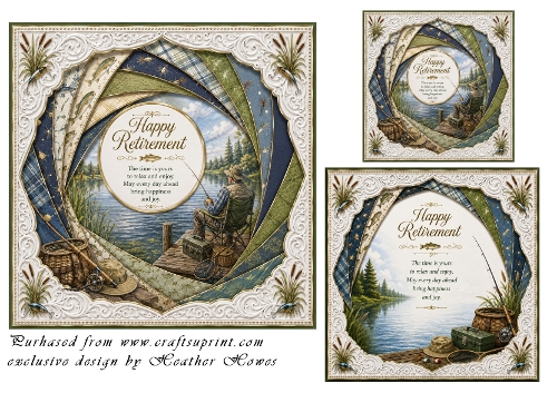 faux iris folding retirement fishing