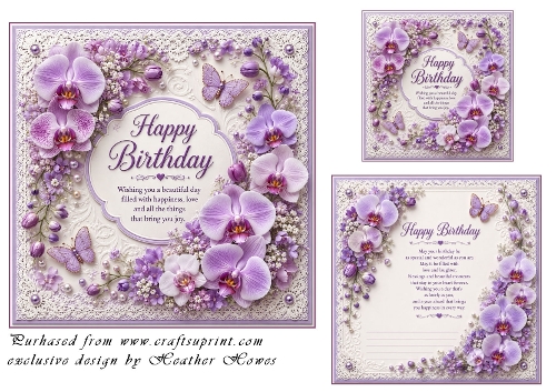 birthday orchids