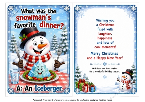 snowman dinner joke