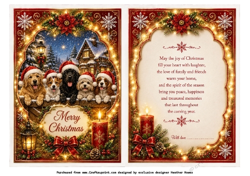 festive dogs