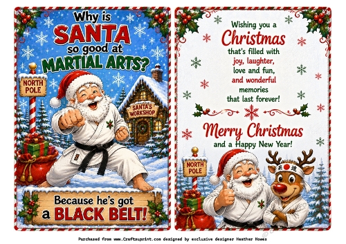 why santa is good at martial arts