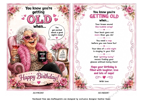 you know youre getting old