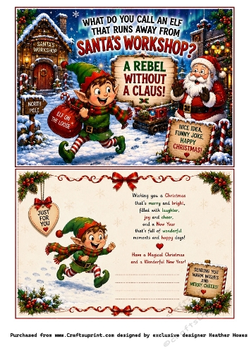 what do you call an elf who runs away?