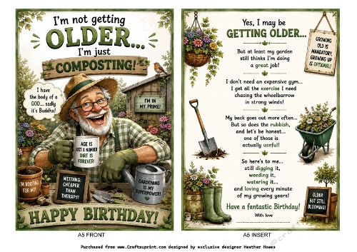 just composting  birthday