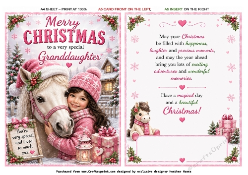 granddaughter horsey christmas 1