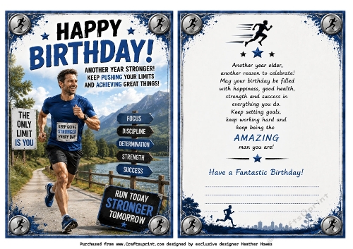 happy birthday male runner