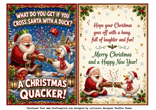 christmas quacker