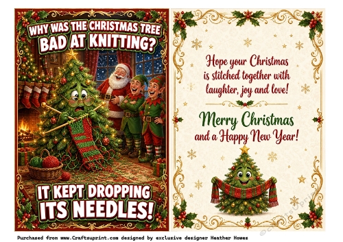 why was the christmas tree bad at knitting 