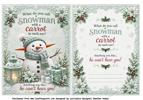what do you call a snowman with carrots in his ears?