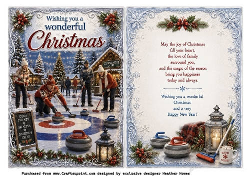 christmas curling