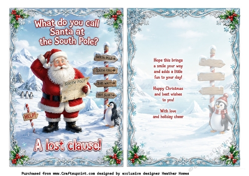 what do you call santa at the south pole?