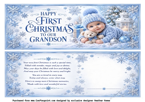 happy 1st  christmas  DL grandson