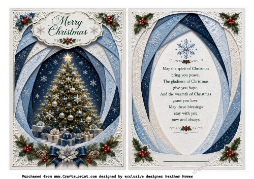 blue christmas tree