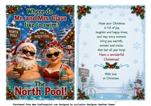where do mr and mrs claus like to swim?