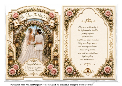 shaped all female wedding