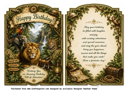 shaped jungle birthday