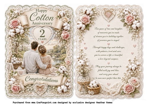 2 years cotton anniversary