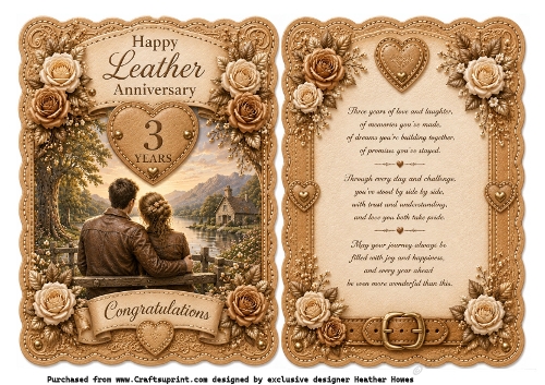 3 years leather anniversary