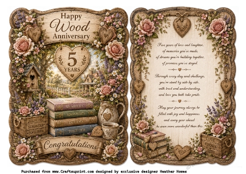 5 years wood anniversary