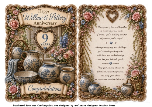 9 years willow& pottery anniversary