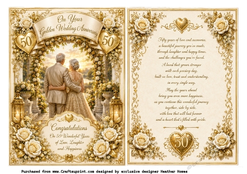 50th anniversary gold