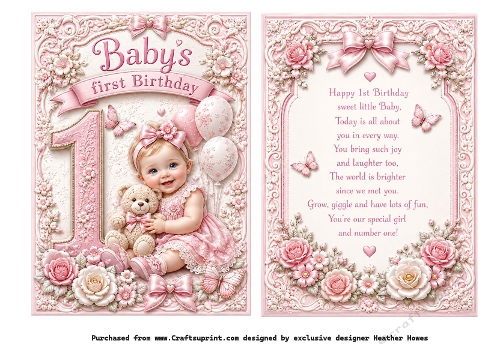 babys first birthday girl