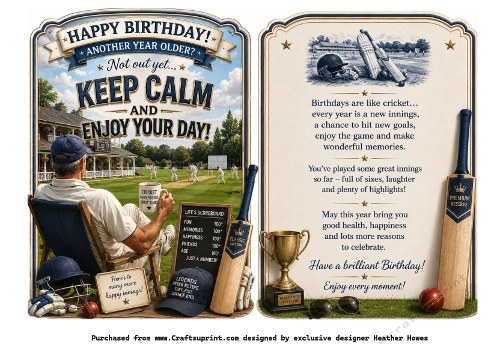 cricket male birthday