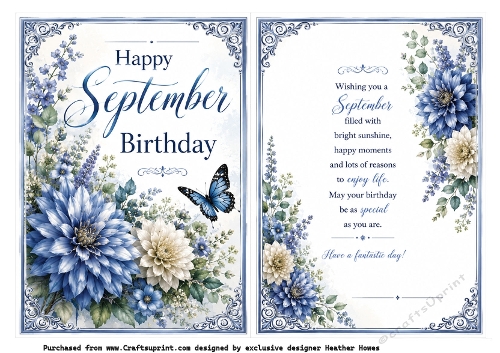 september birthday floral
