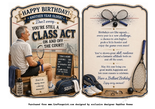 squash birthday male